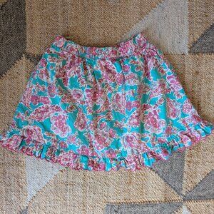 EUC Crewcuts Floral Skirt/Skort